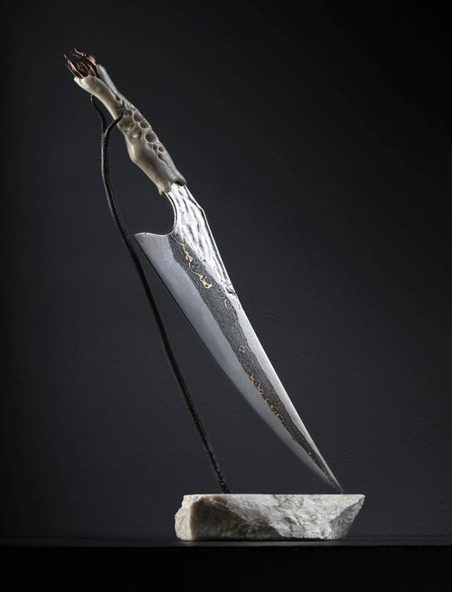 Tristan Dare - Idaho Chef & Gyuto Arche Meteorite Chef 216mm