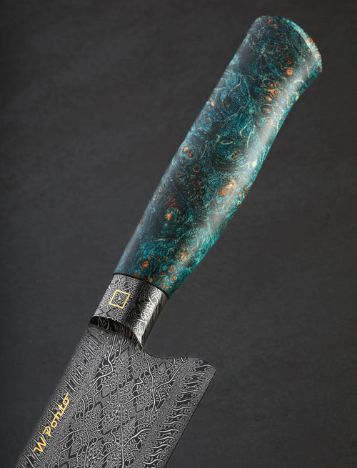 William Porto - Brazil Chef & Gyuto Golden Aqua Chef 226mm