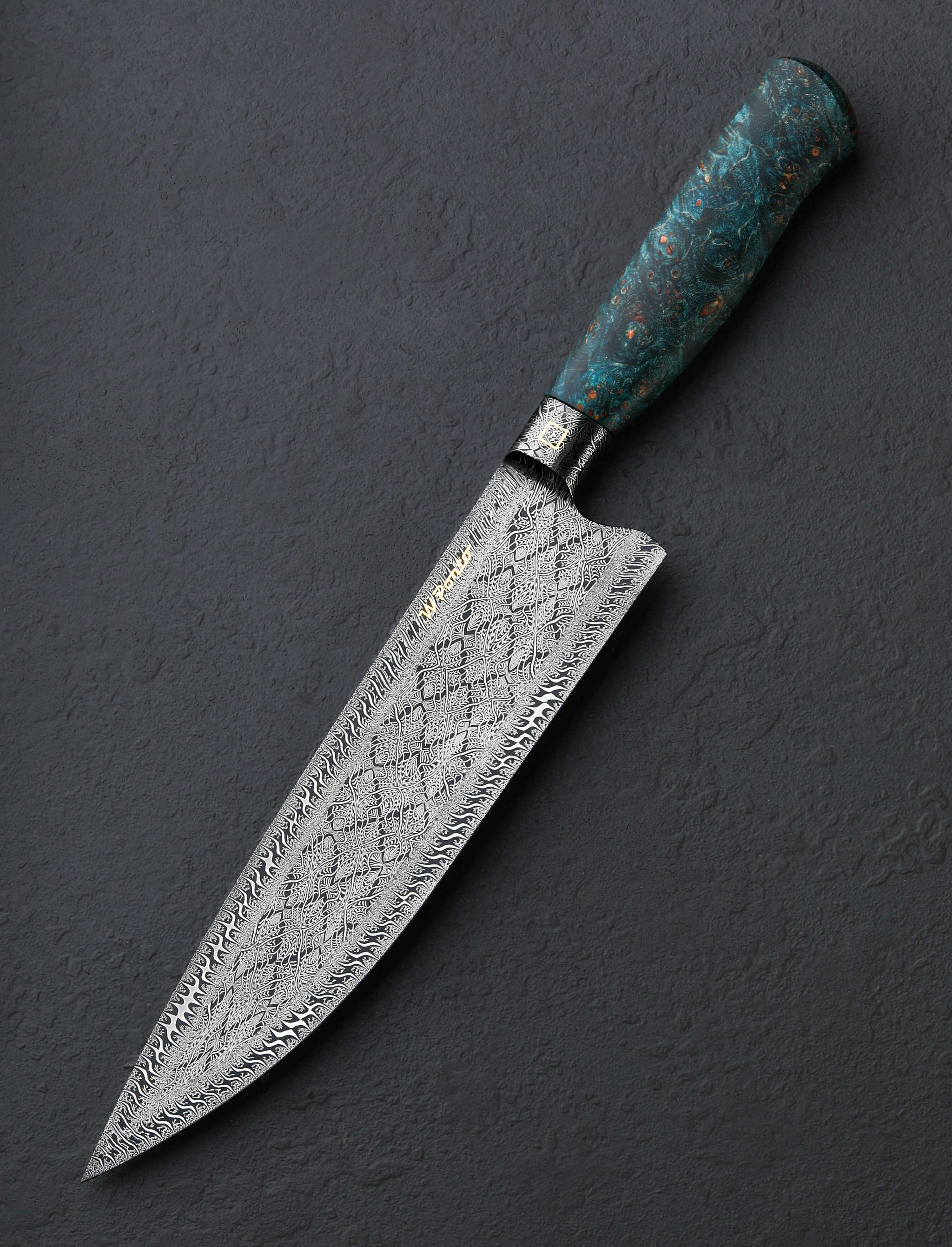 William Porto - Brazil Chef & Gyuto Golden Aqua Chef 226mm
