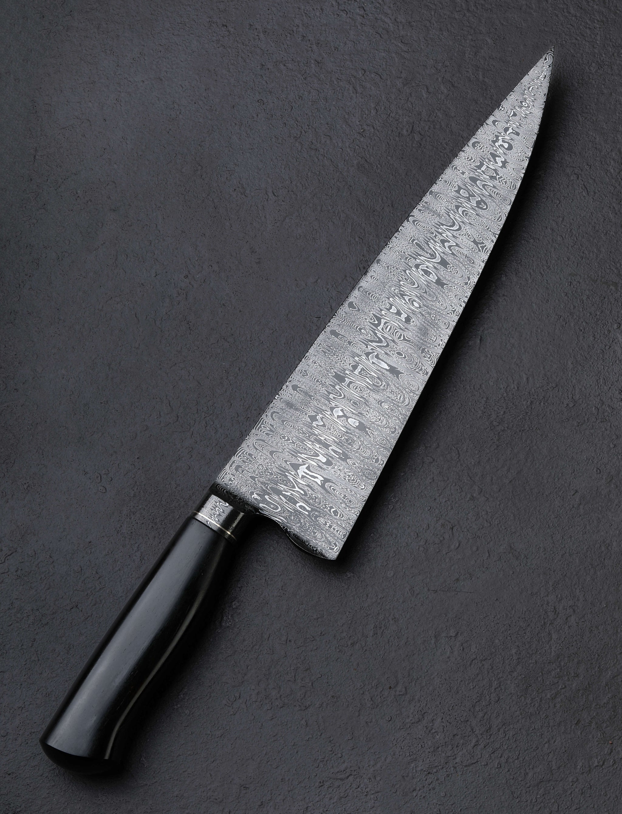 William Porto - Brazil Chef & Gyuto Porto Silver Line Damascus Chef 253mm