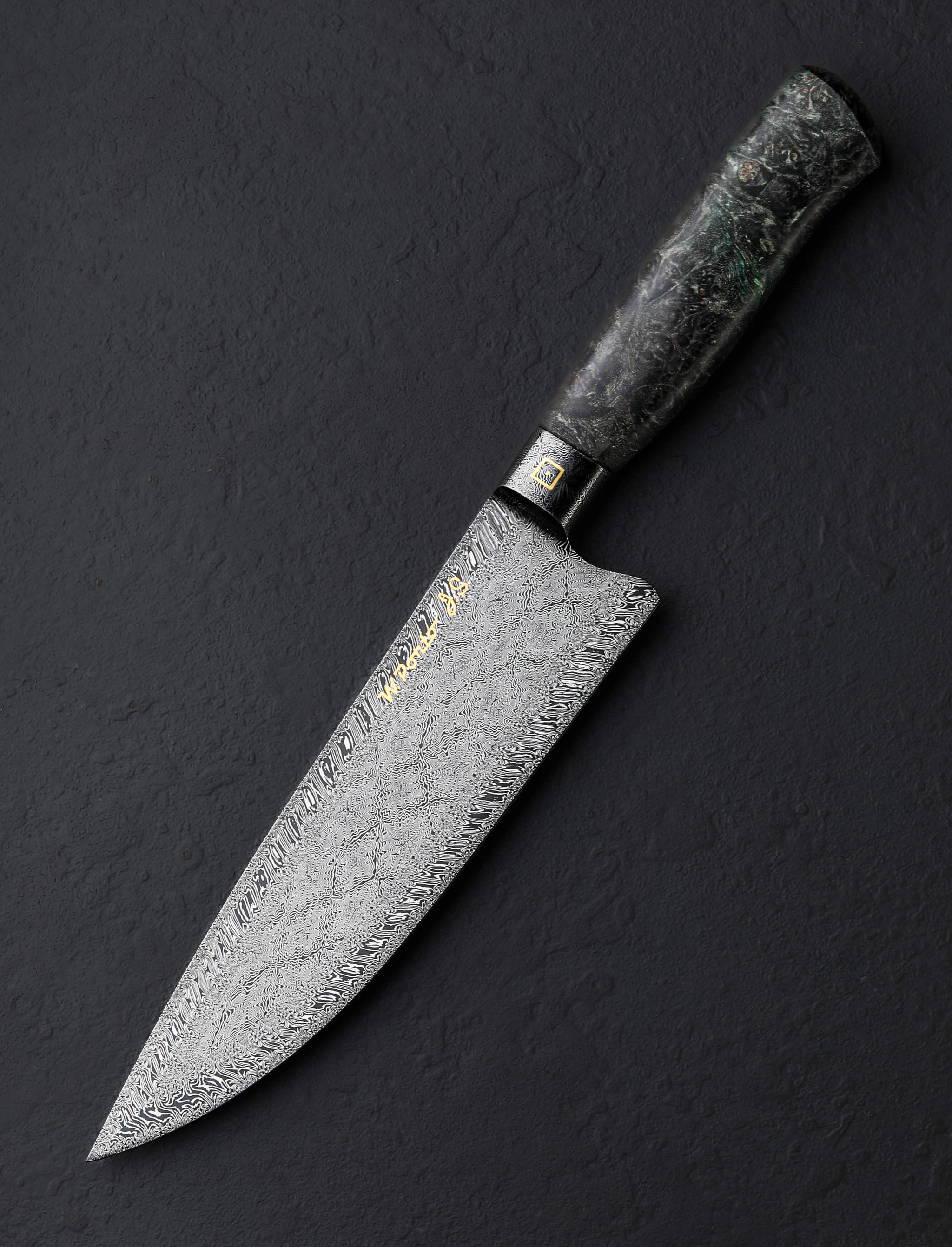 William Porto - Brazil Chef & Gyuto Starfield Gold Dot Chef 195mm