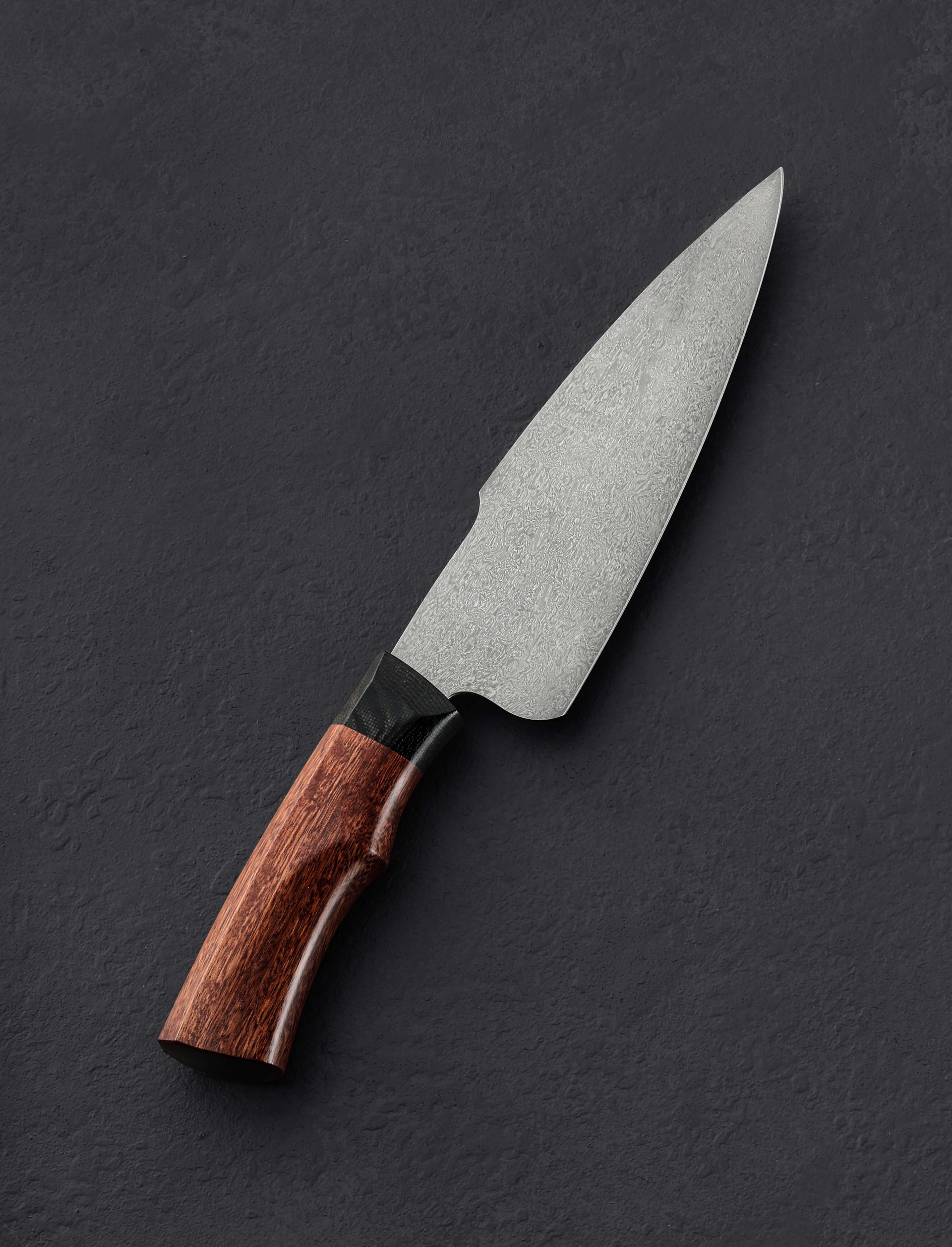 Peter Swarz-Burt - Hawaii Chef Knives Eucalyptus Wootz Chef 180mm