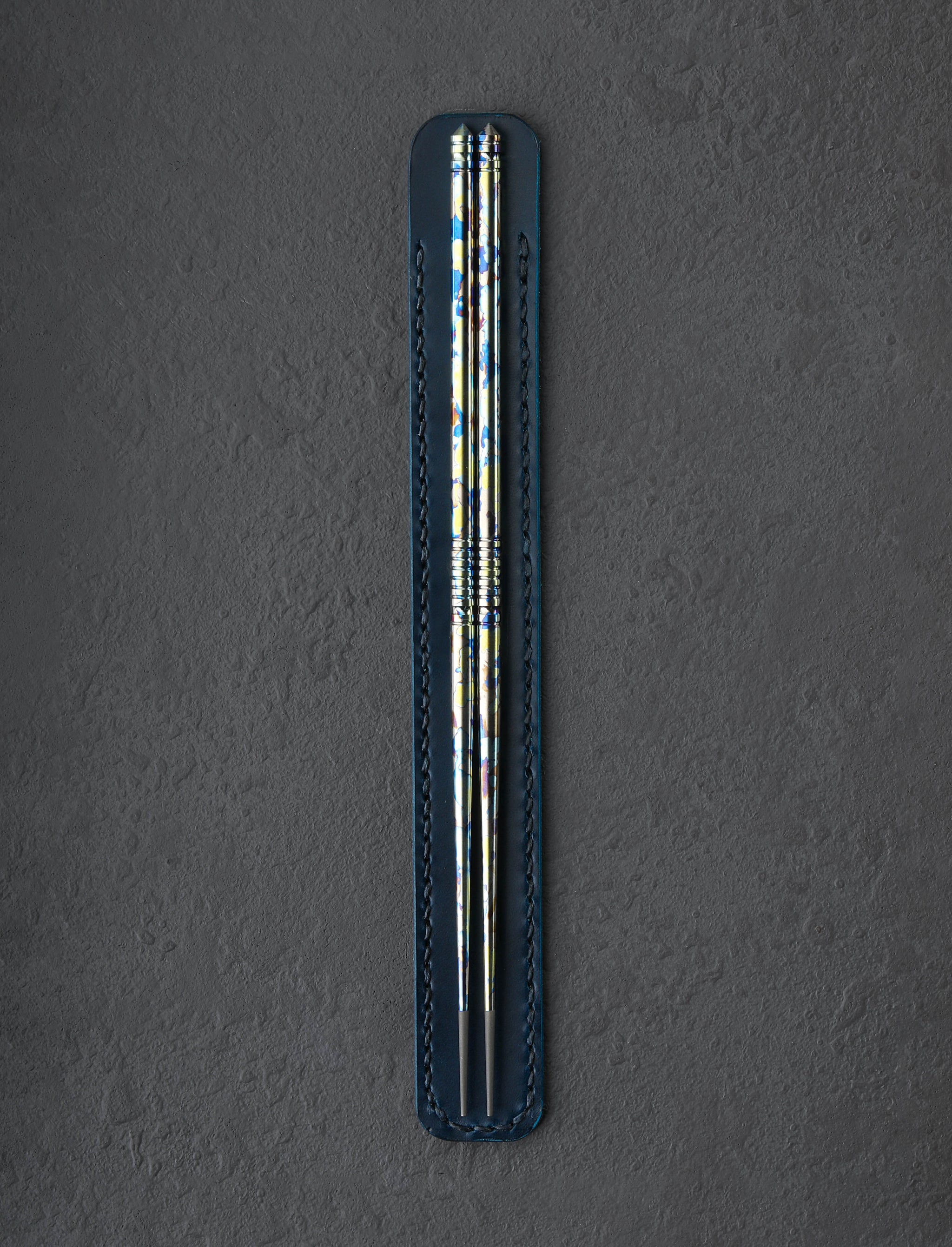 A Combination of Makers Chopsticks TiStix Nebula & Case Gift Set