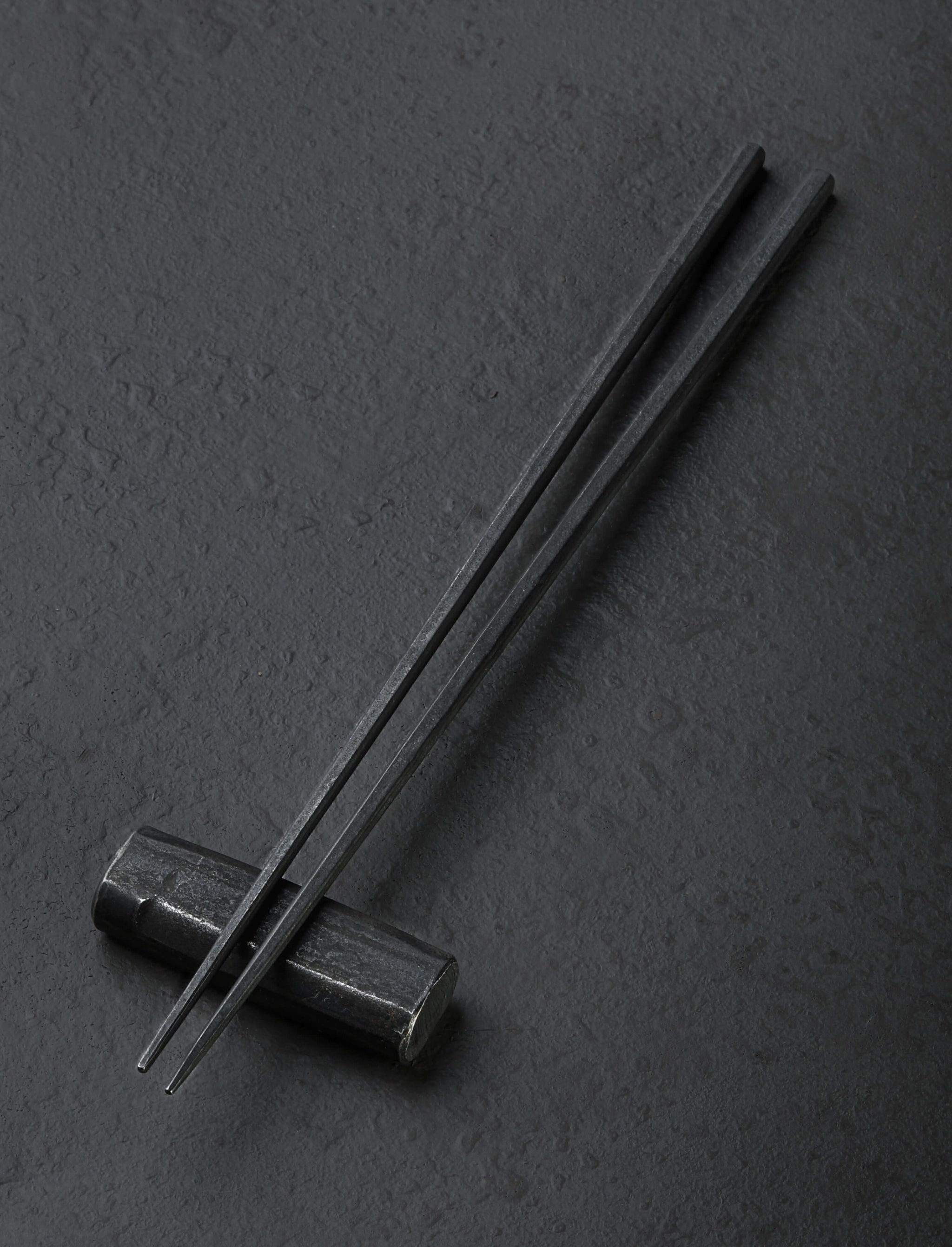 Alex Pole - United Kingdom Chopsticks One Pair Forged Slimline Chopsticks + Rest