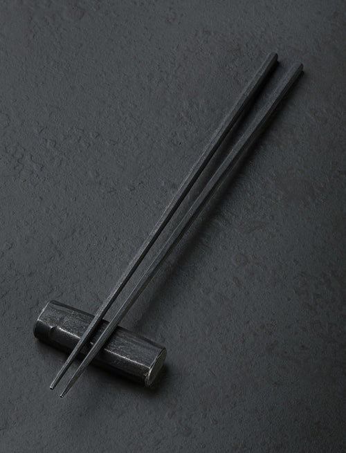 Alex Pole - United Kingdom Chopsticks One Pair Forged Slimline Chopsticks + Rest