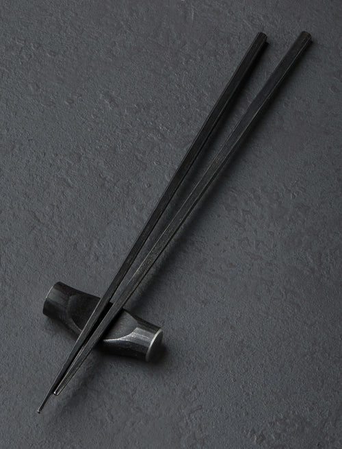 Alex Pole - United Kingdom Chopsticks One Pair Forged Slimline Chopsticks + Rest