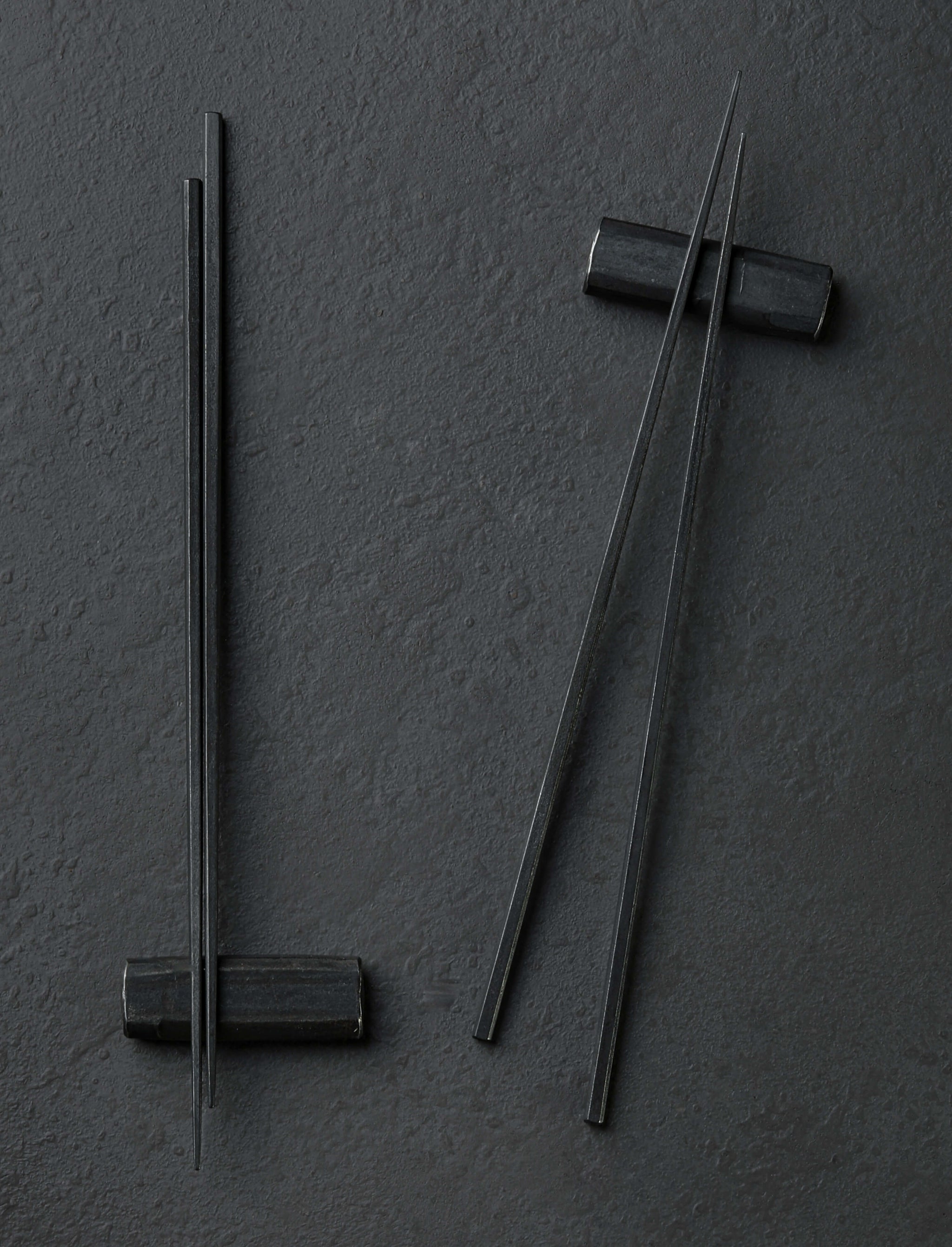 Alex Pole - United Kingdom Chopsticks Two Pair Forged Slimline Chopsticks + Rest
