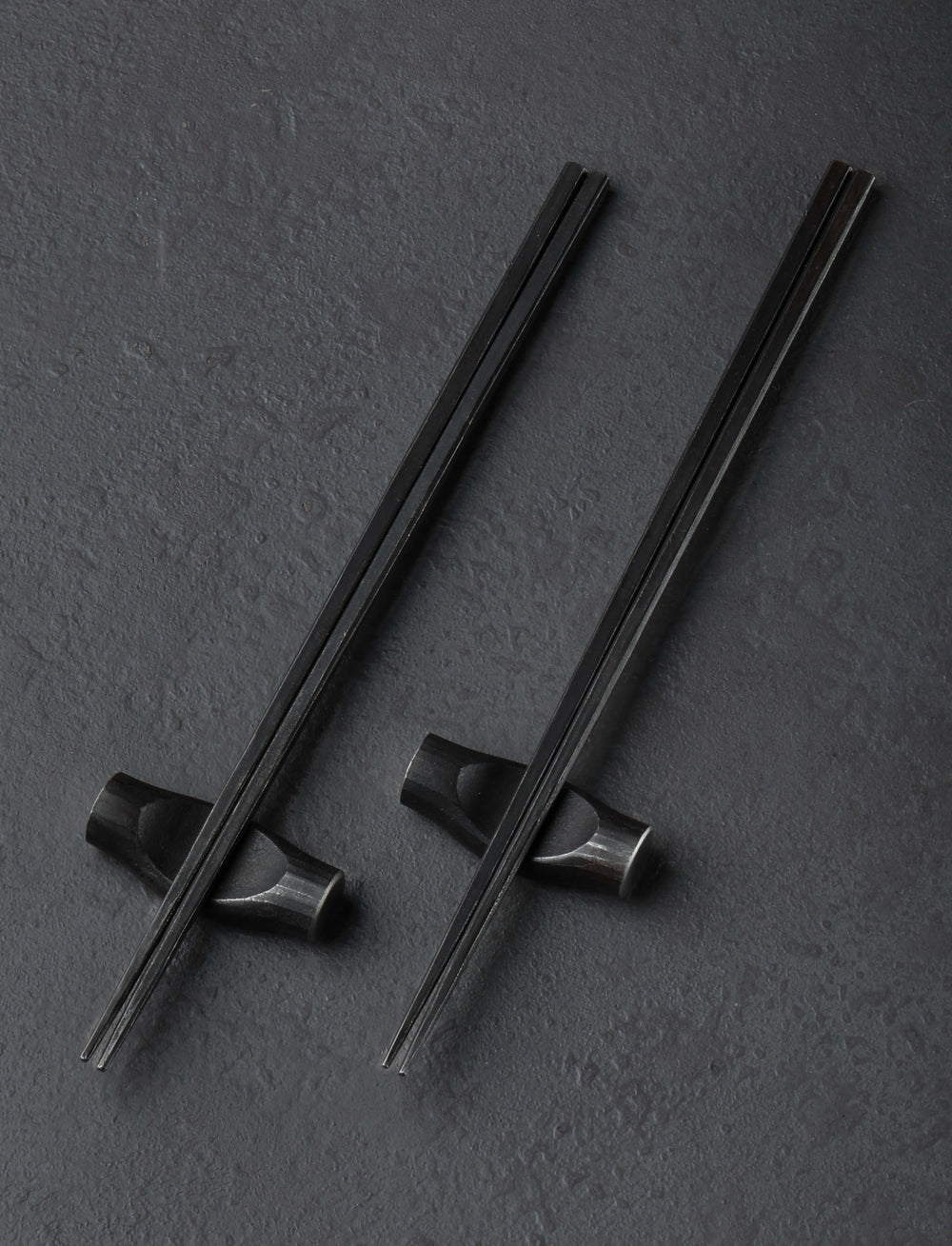 Alex Pole - United Kingdom Chopsticks Two Pair Forged Slimline Chopsticks + Rest