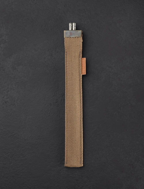 Cases by Sommer - Denmark Chopsticks Brown with Brass Canvas Strap Chopsticks Cases