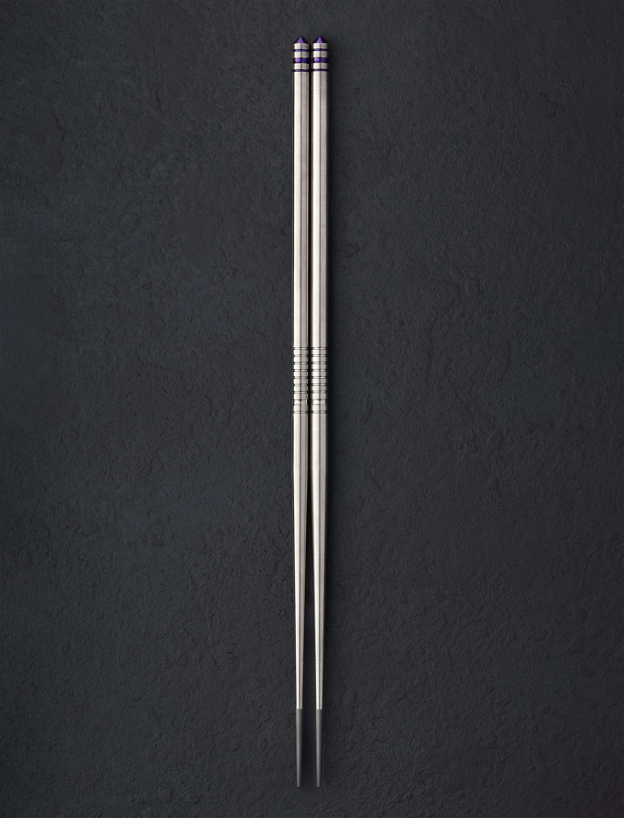 Eatingtools + Alan Folts Chopsticks Purple TiStix Titanium Chopsticks