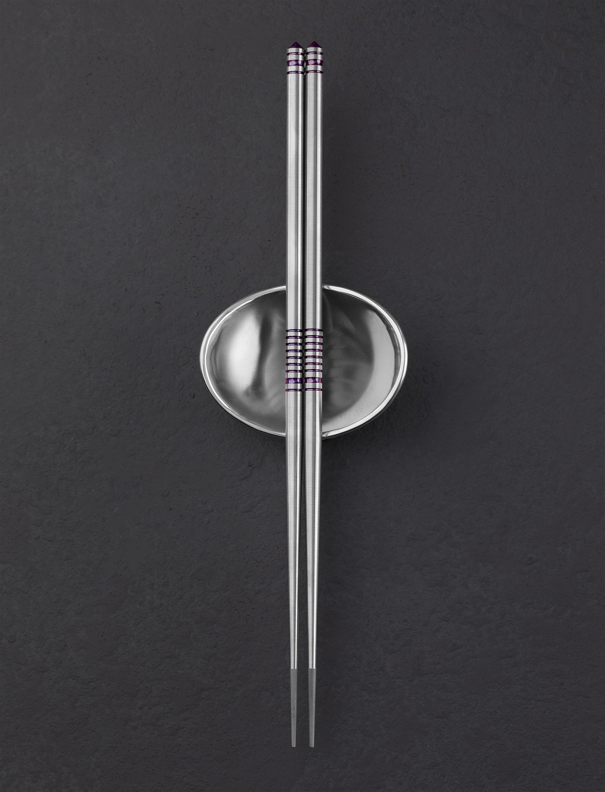 Eatingtools + Alan Folts Chopsticks Purple TiStix Titanium Chopsticks