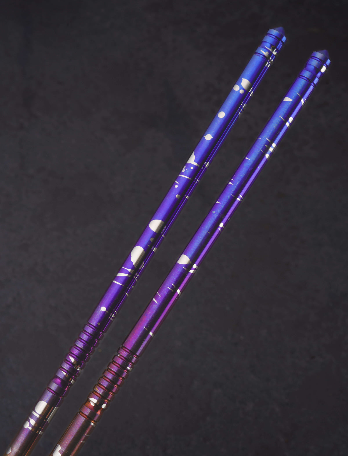 Eatingtools + Alan Folts Chopsticks TiStix Aurora Chopsticks
