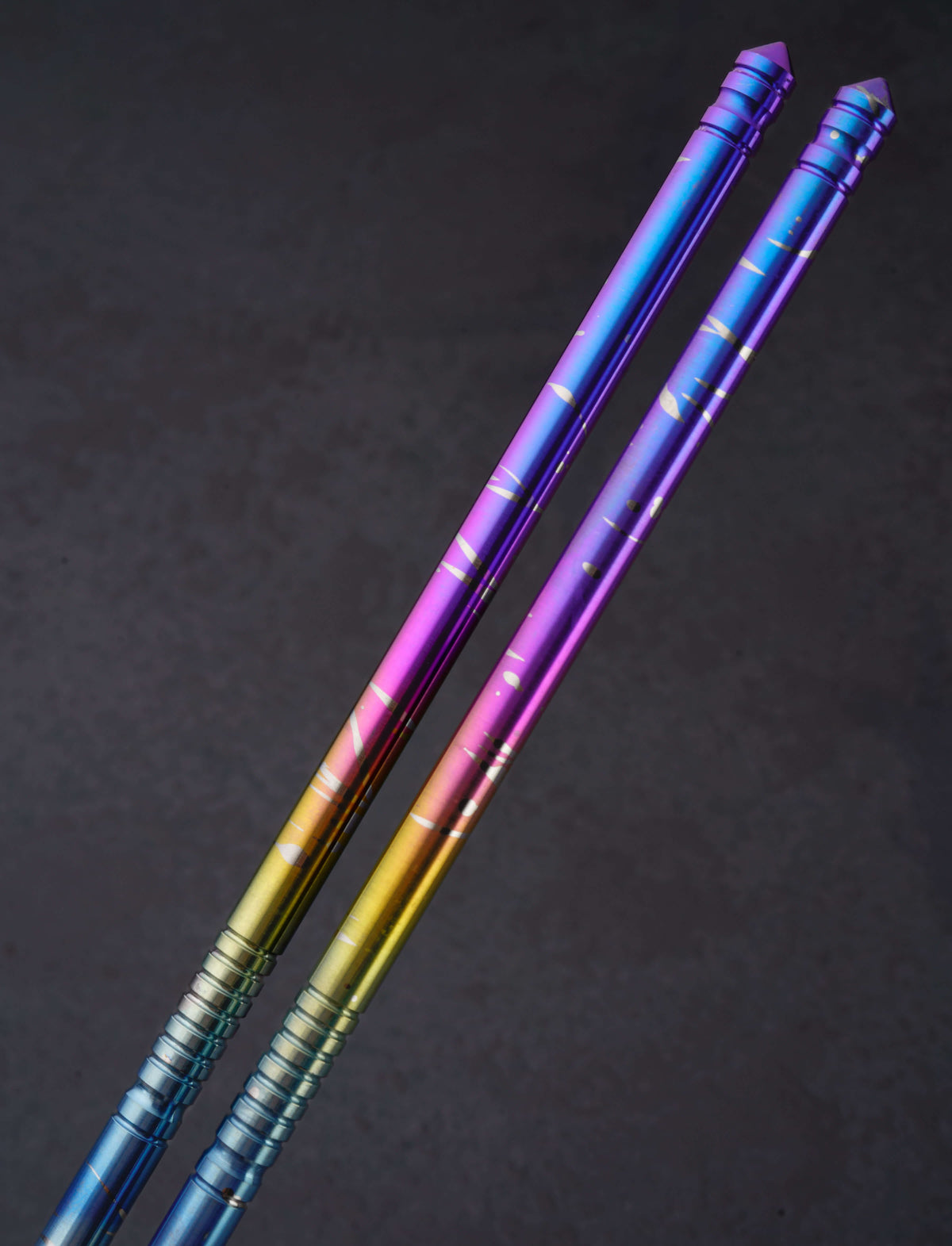 Eatingtools + Alan Folts Chopsticks TiStix Aurora Chopsticks