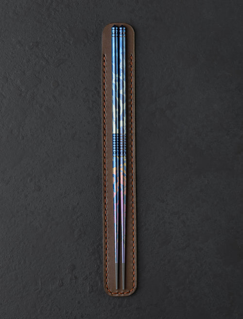 Eatingtools + Si Golraine Chopsticks Design Eight One-of-a-Kind TiStix & Case Set 2025 Edition