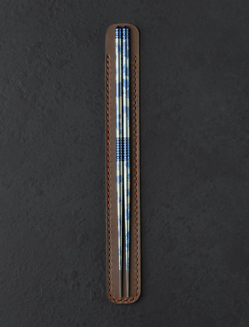 Eatingtools + Si Golraine Chopsticks Design Five One-of-a-Kind TiStix & Case Set 2025 Edition
