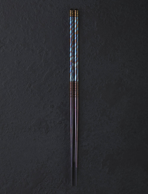 Eatingtools + Si Golraine Chopsticks Design Five TiStix One-of-a-Kind Chopsticks
