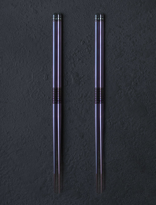 Eatingtools + Si Golraine Chopsticks Design Five TiStix Two-of-a-Kind Sets