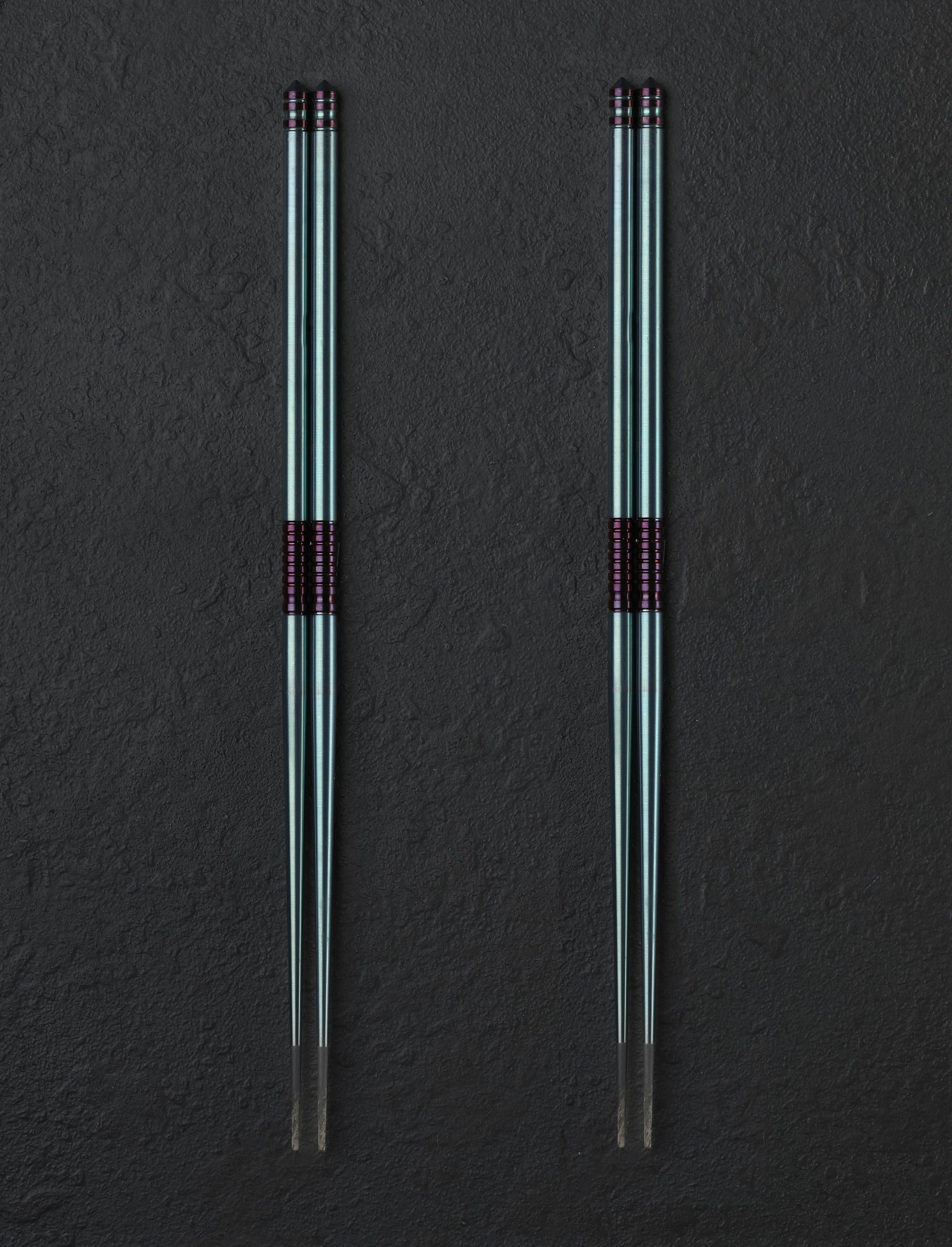 Eatingtools + Si Golraine Chopsticks Design Five TiStix Two-of-a-Kind Sets