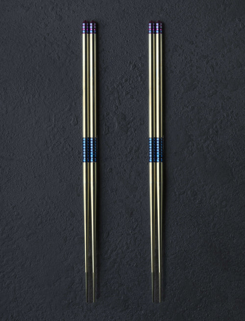 Eatingtools + Si Golraine Chopsticks Design One TiStix Two-of-a-Kind Sets