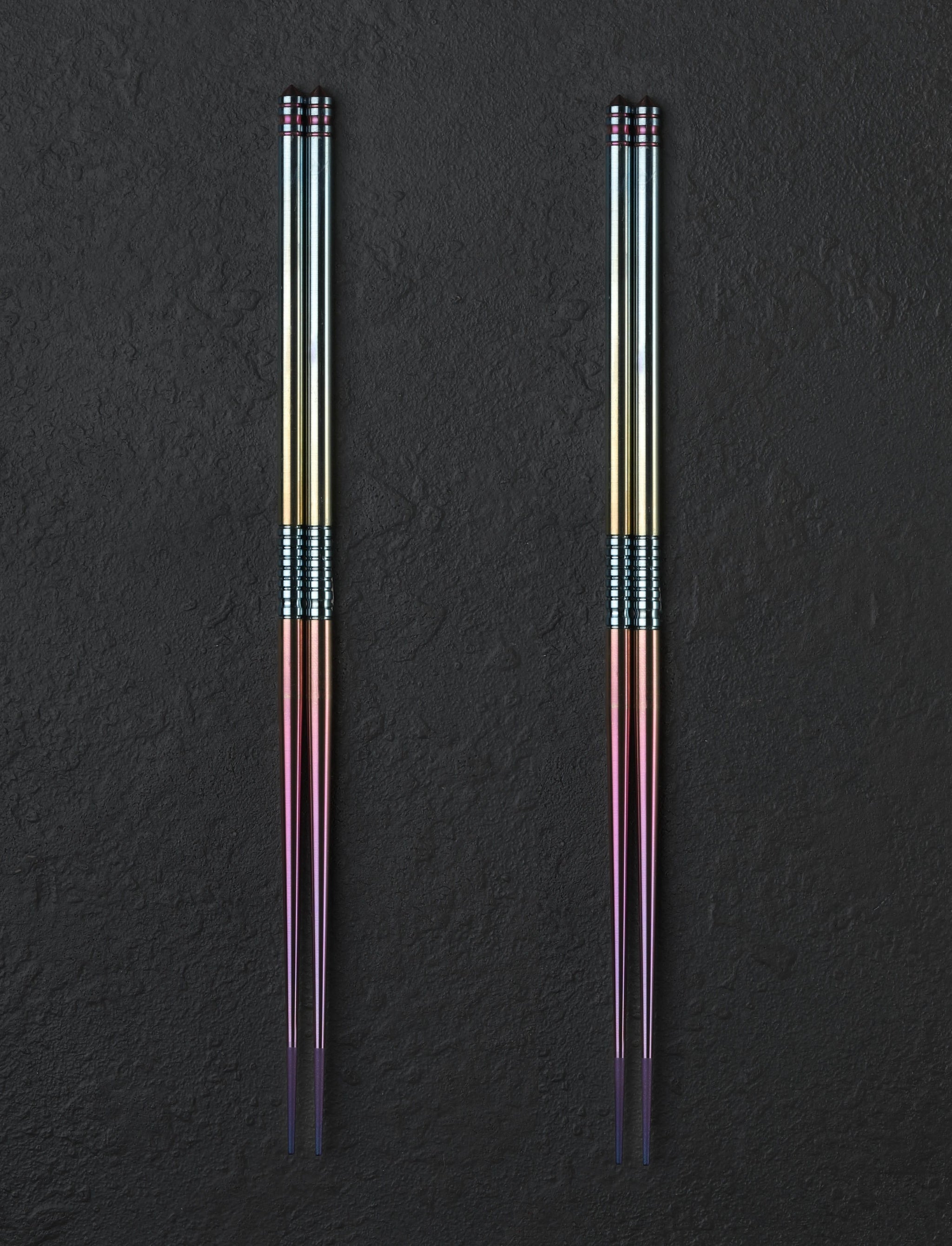 Eatingtools + Si Golraine Chopsticks Design One TiStix Two-of-a-Kind Sets