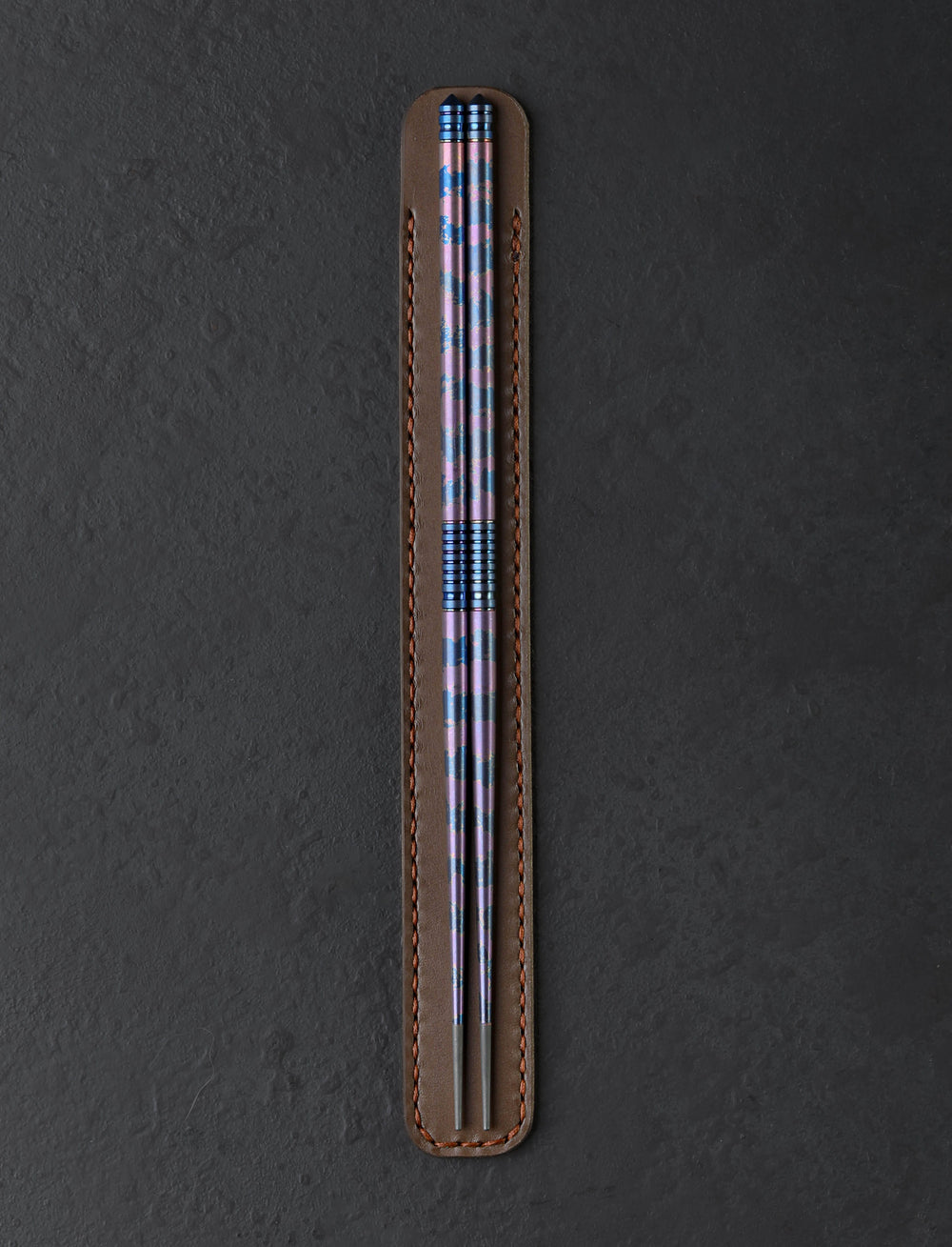 Eatingtools + Si Golraine Chopsticks Design Seven One-of-a-Kind TiStix & Case Set 2025 Edition