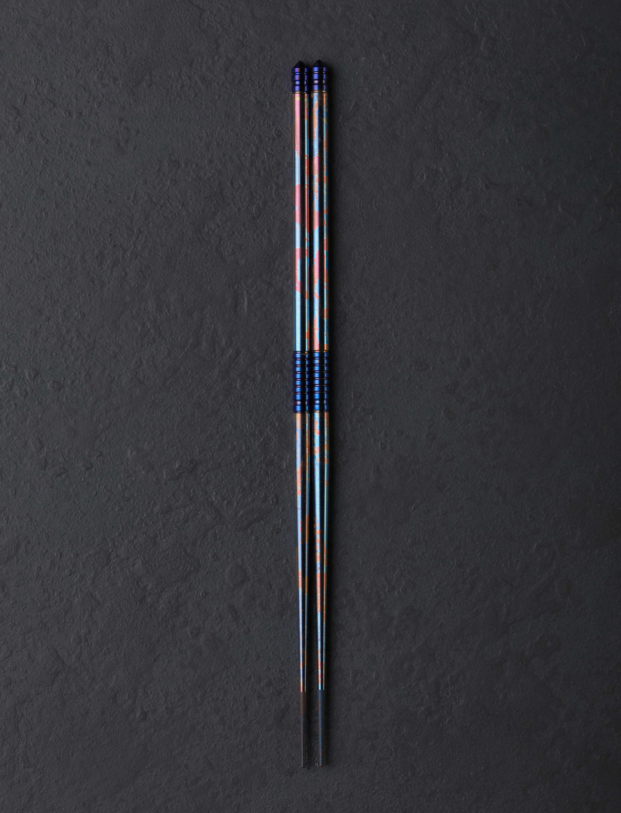 Eatingtools + Si Golraine Chopsticks Design Six TiStix One-of-a-Kind Chopsticks