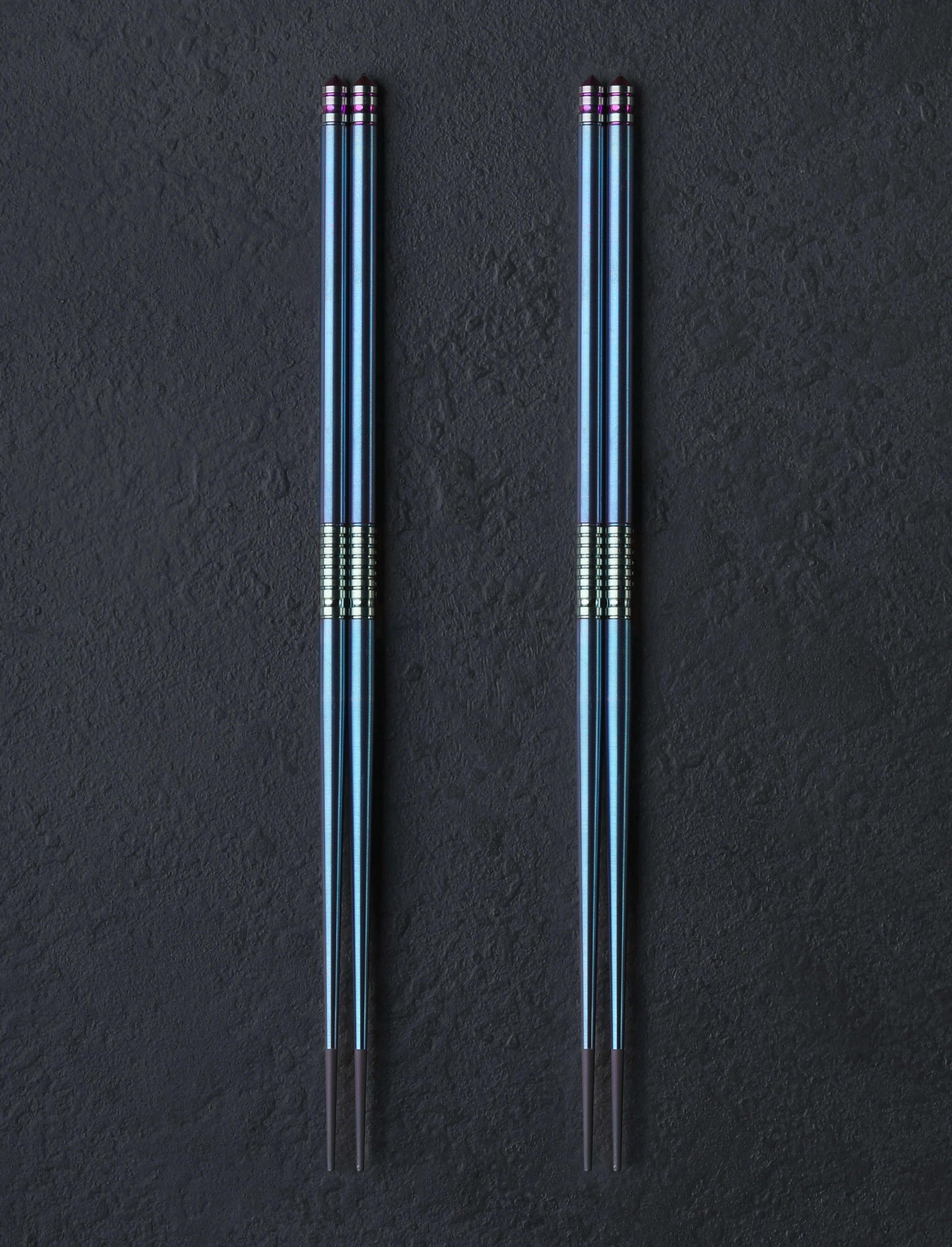 Eatingtools + Si Golraine Chopsticks Design Six TiStix Two-of-a-Kind Sets