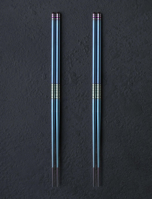 Eatingtools + Si Golraine Chopsticks Design Six TiStix Two-of-a-Kind Sets