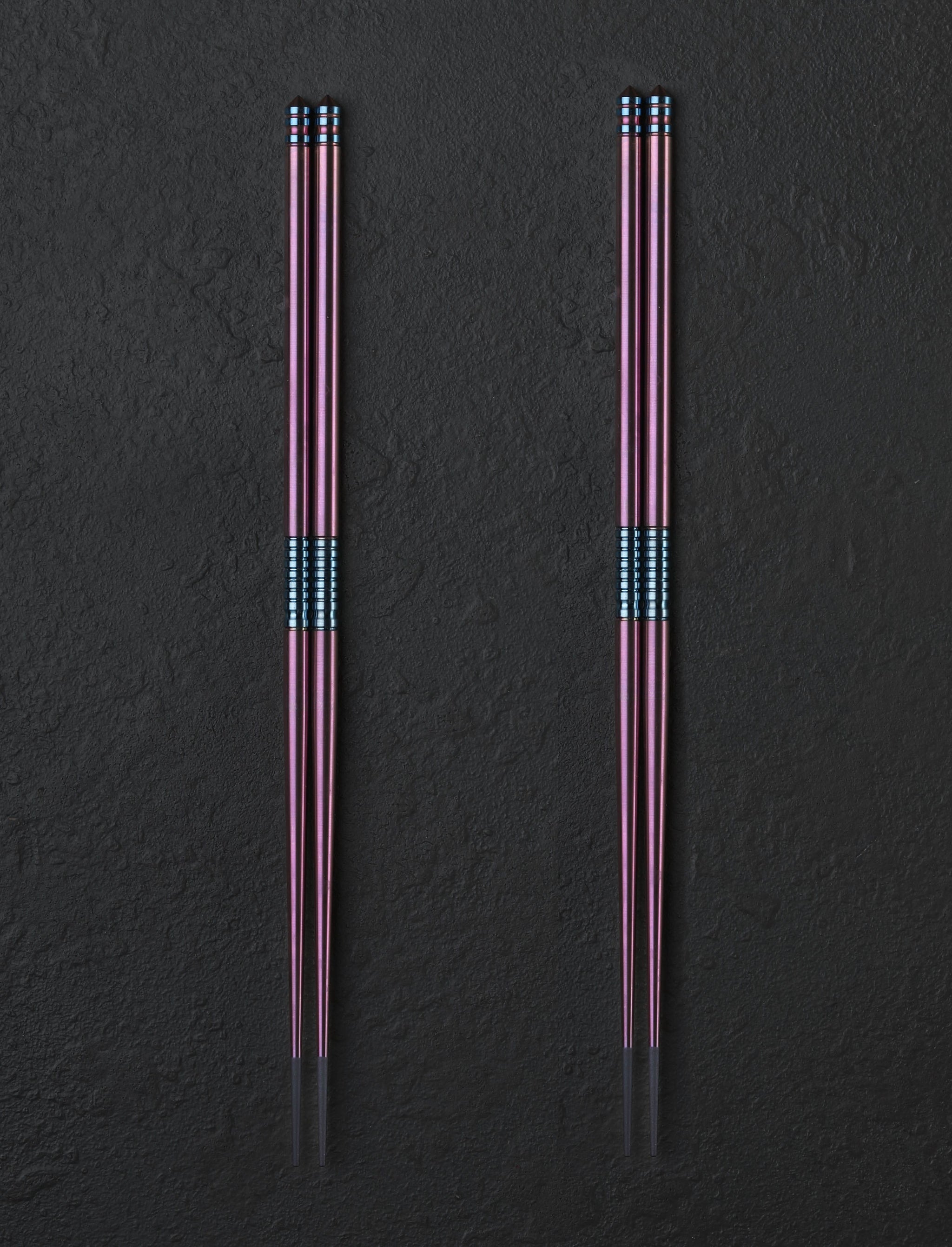 Eatingtools + Si Golraine Chopsticks Design Two TiStix Two-of-a-Kind Sets