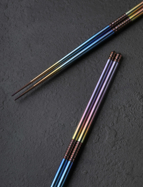 Eatingtools + Si Golraine Chopsticks TiStix Two-of-a-Kind Sets