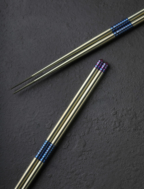 Eatingtools + Si Golraine Chopsticks TiStix Two-of-a-Kind Sets