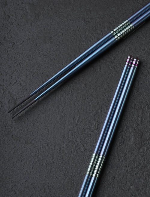 Eatingtools + Si Golraine Chopsticks TiStix Two-of-a-Kind Sets