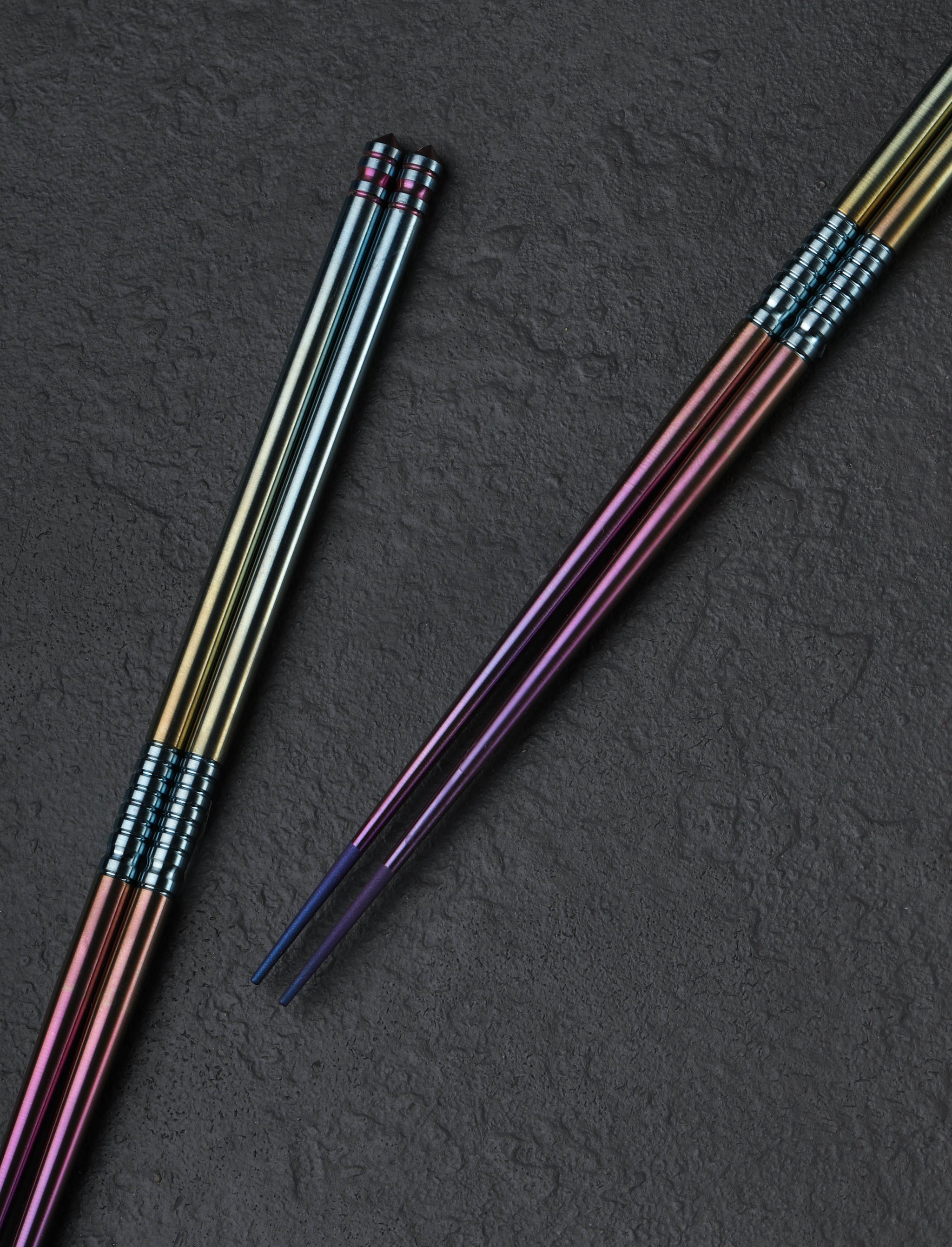 Eatingtools + Si Golraine Chopsticks TiStix Two-of-a-Kind Sets