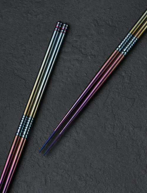 Eatingtools + Si Golraine Chopsticks TiStix Two-of-a-Kind Sets