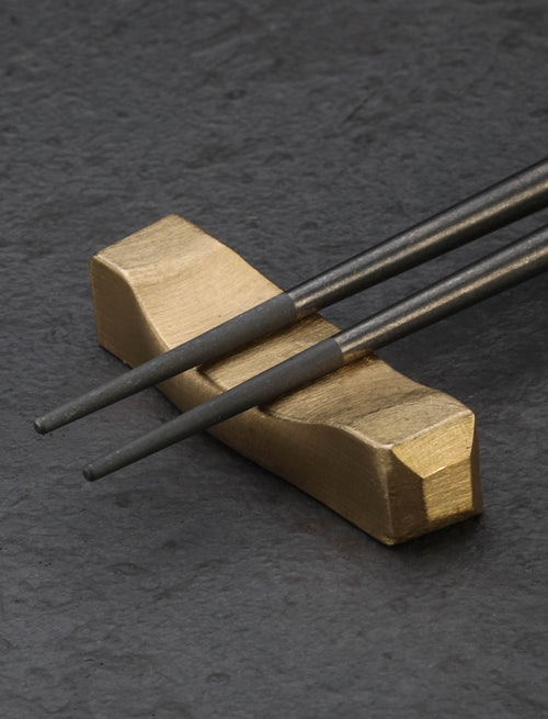 Eric & Lori Wright - Georgia Chopsticks Brass Forged Chopstick Rest