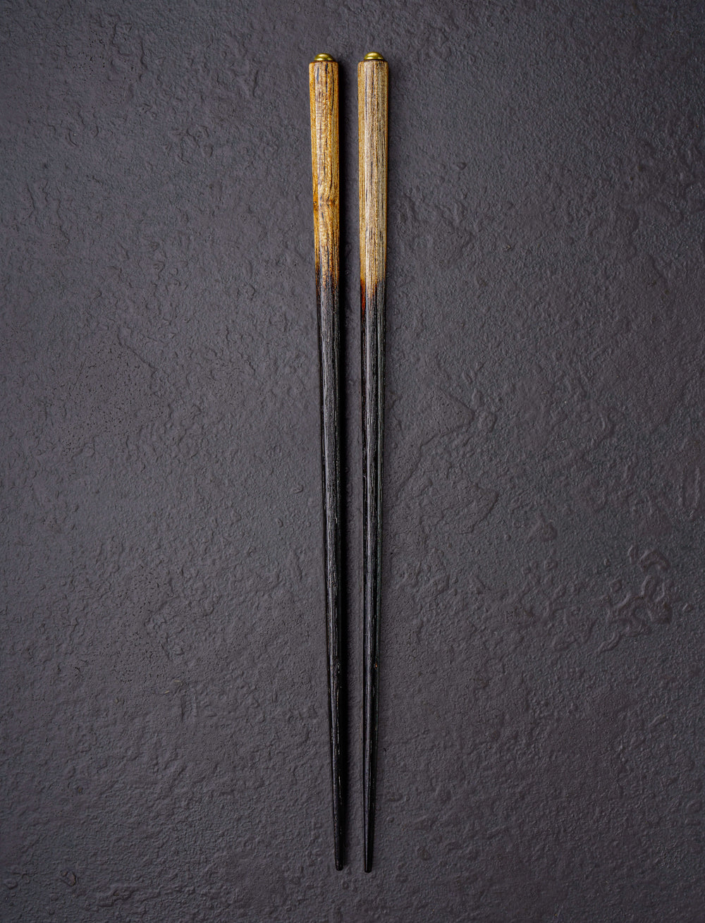 Eric & Lori Wright - Georgia Chopsticks Brass Persimmon Chopsticks