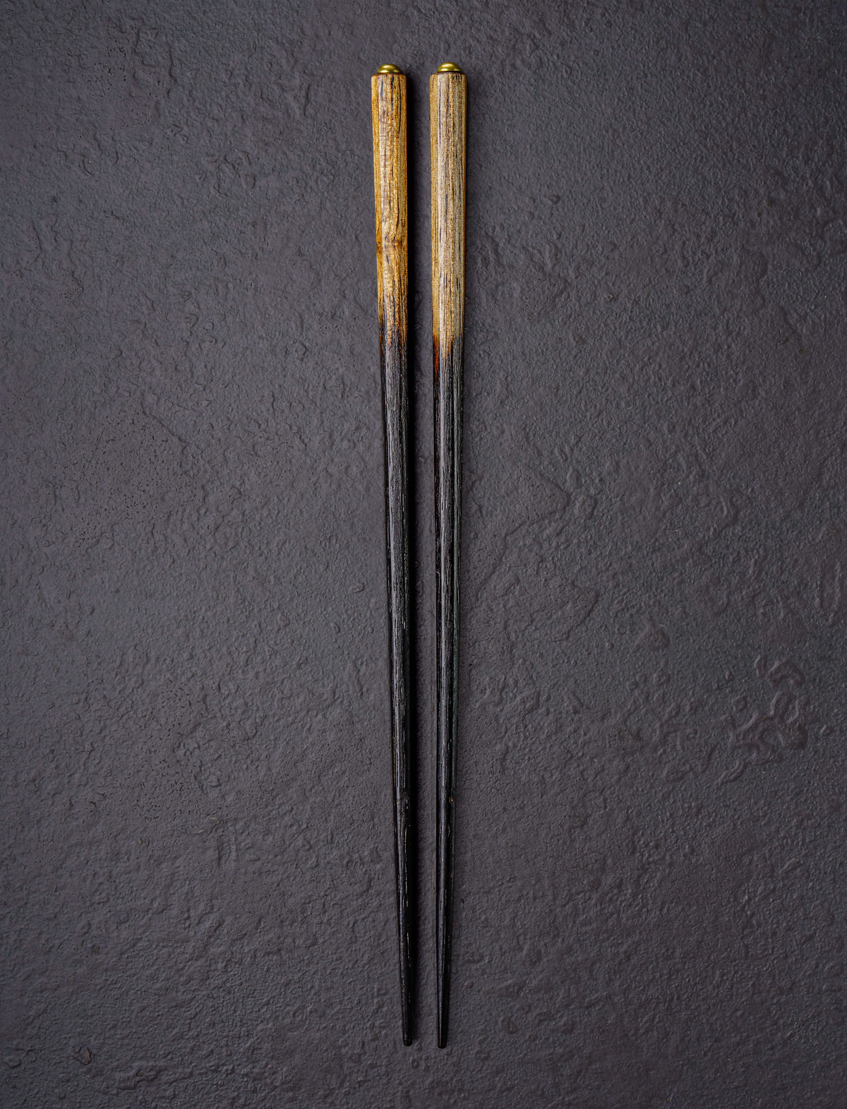 Eric & Lori Wright - Georgia Chopsticks Brass Persimmon Chopsticks