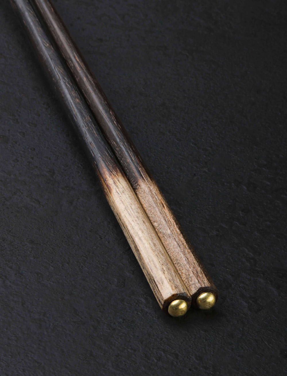 Eric & Lori Wright - Georgia Chopsticks Brass Persimmon Chopsticks