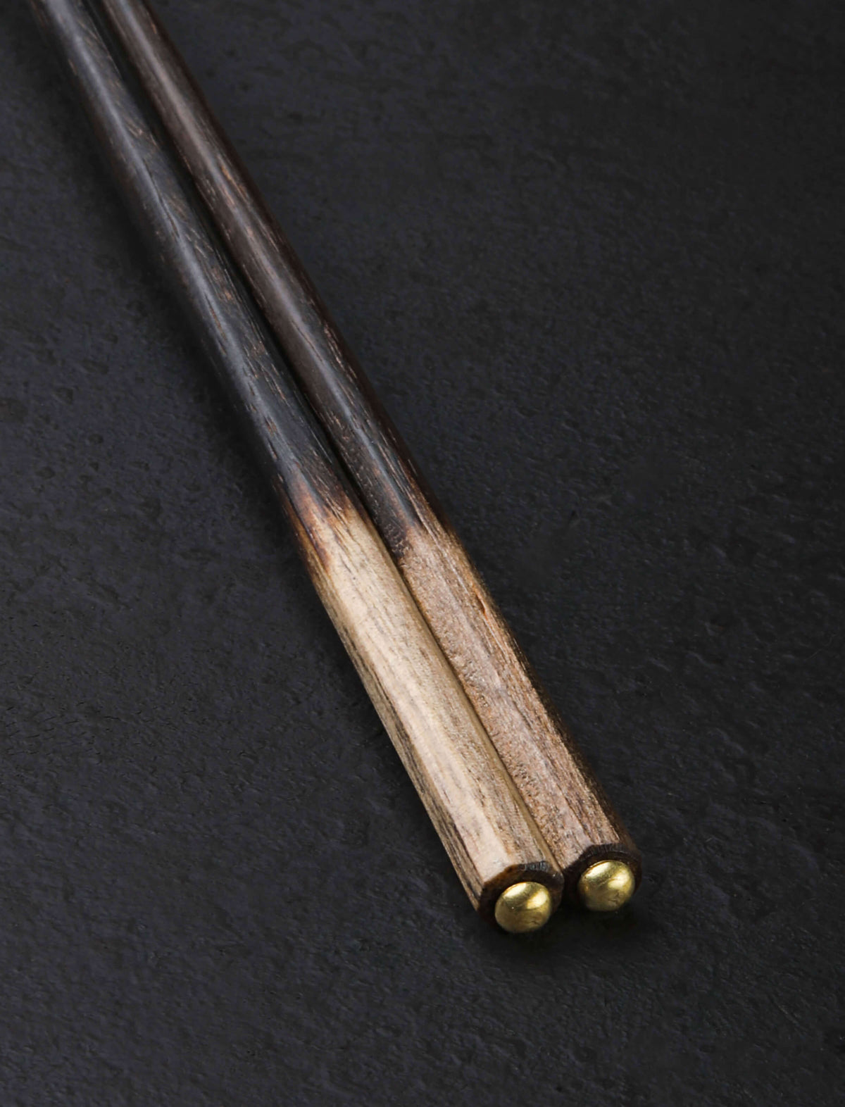 Eric & Lori Wright - Georgia Chopsticks Brass Persimmon Chopsticks