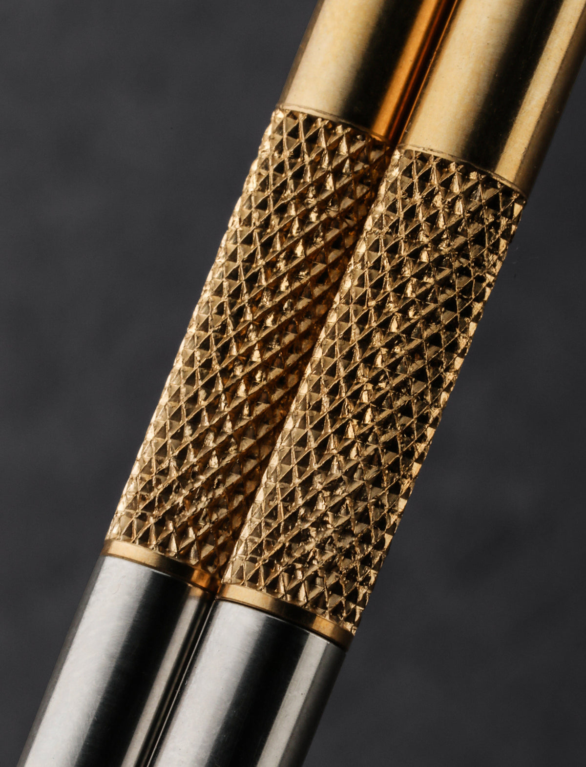 Turned Brass & Steel Chopsticks