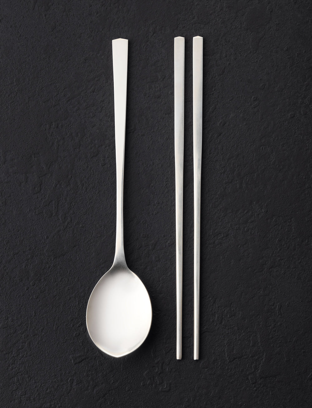 Kenny Son, Studiokyss - Australia Chopsticks Silver Sujeo Chopsticks & Spoon