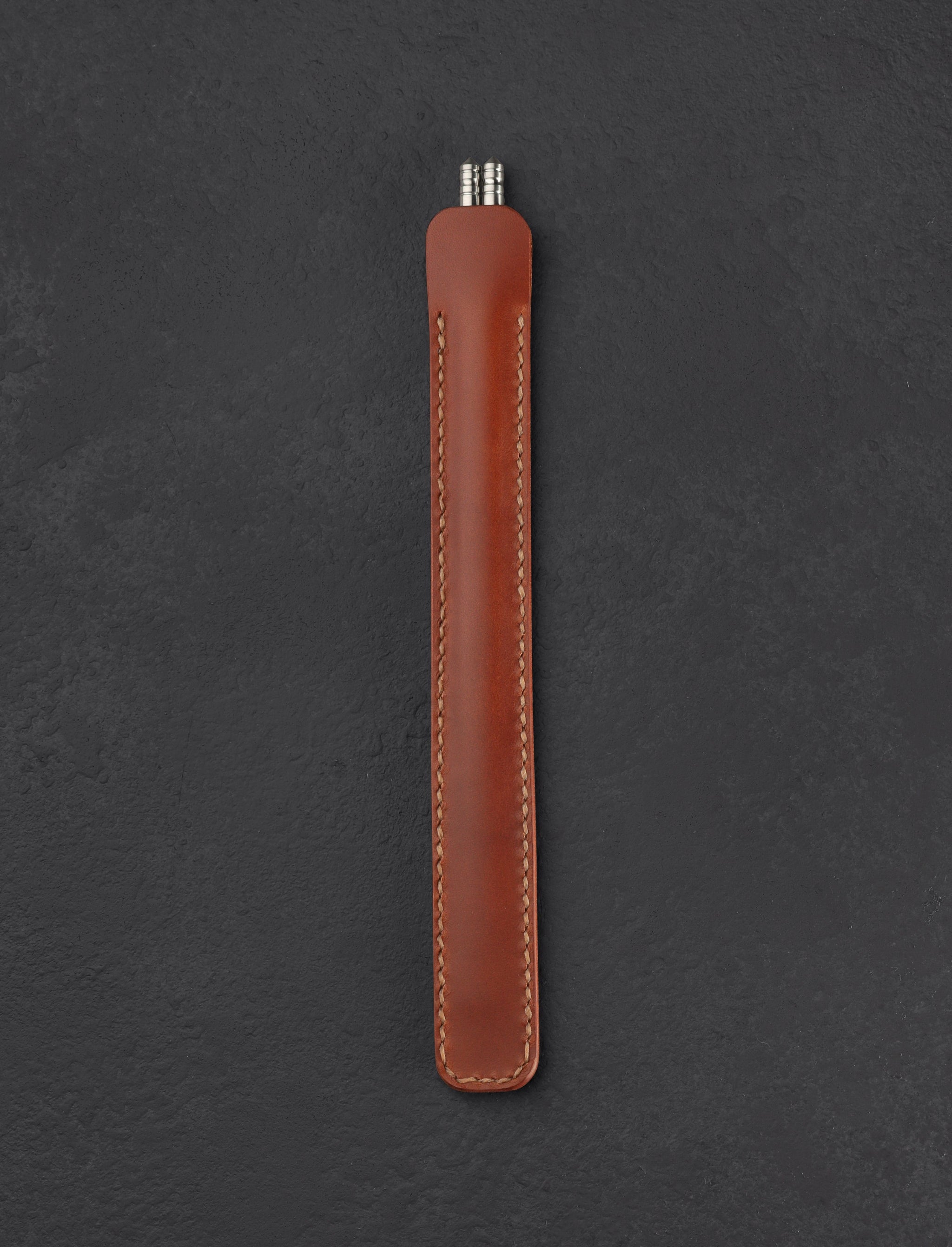 One Star Leather Goods - California Chopsticks Brown One Star Leather TiStix Case