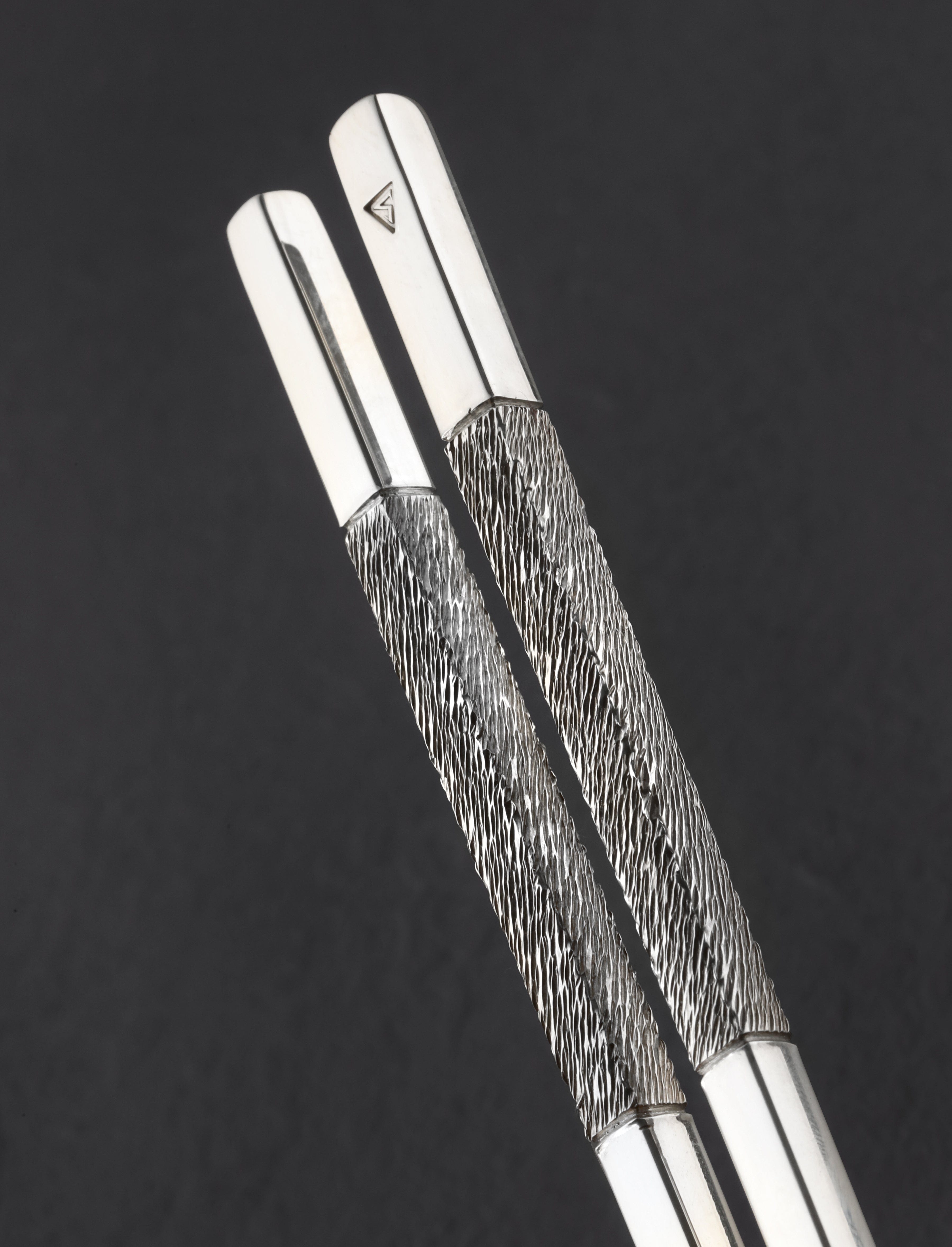 Engraved 2024 silver chopsticks