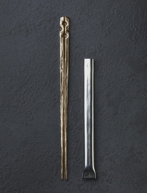 Stefanie Dueck - Canada Chopsticks Brass Notch Chopsticks
