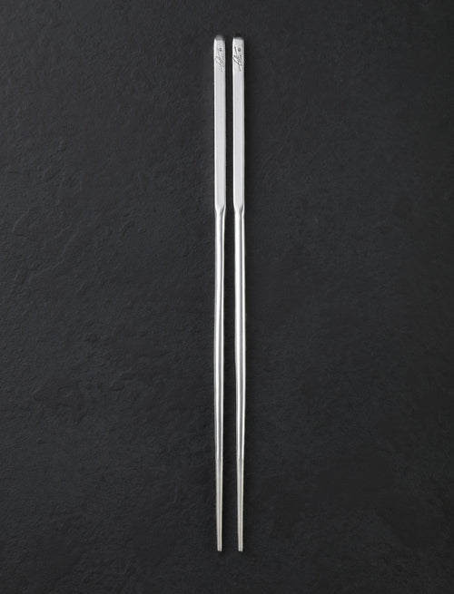 Tchin - US East Coast Chopsticks Tapered Japanese Tchin Special Edition Silver Chopsticks