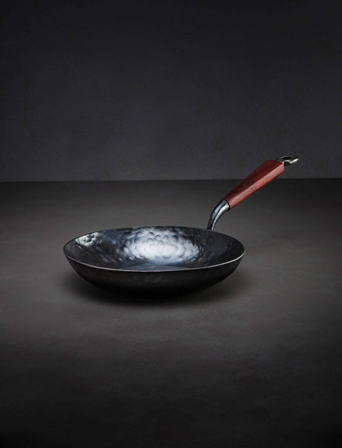 Kehoe Carbon Cookware - California Cookware 10 inch Kehoe Padauk Edition Frying Saucer