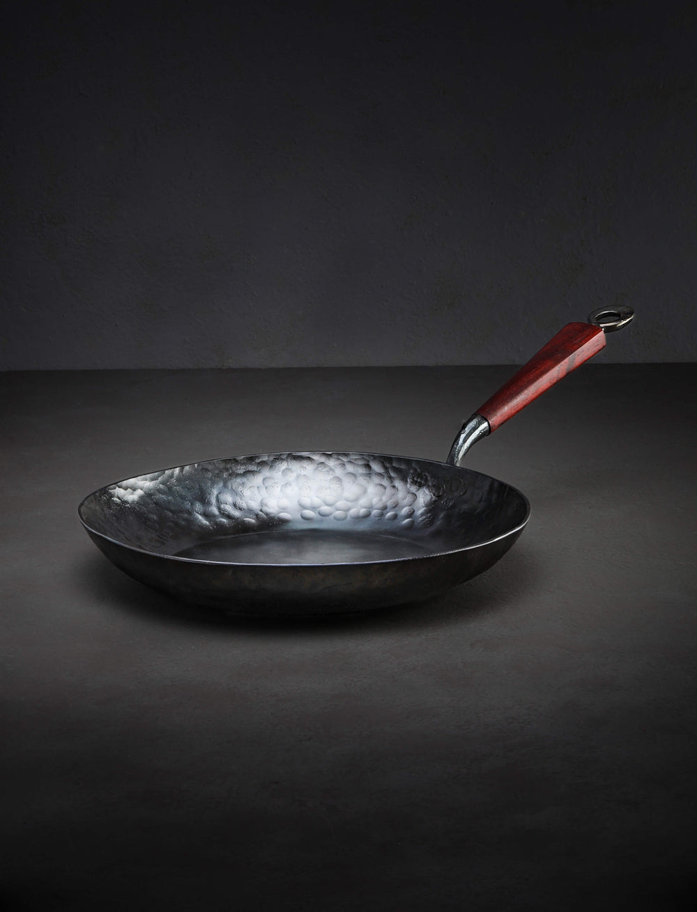 Kehoe Carbon Cookware - California Cookware 12 inch Kehoe Padauk Edition Frying Saucer