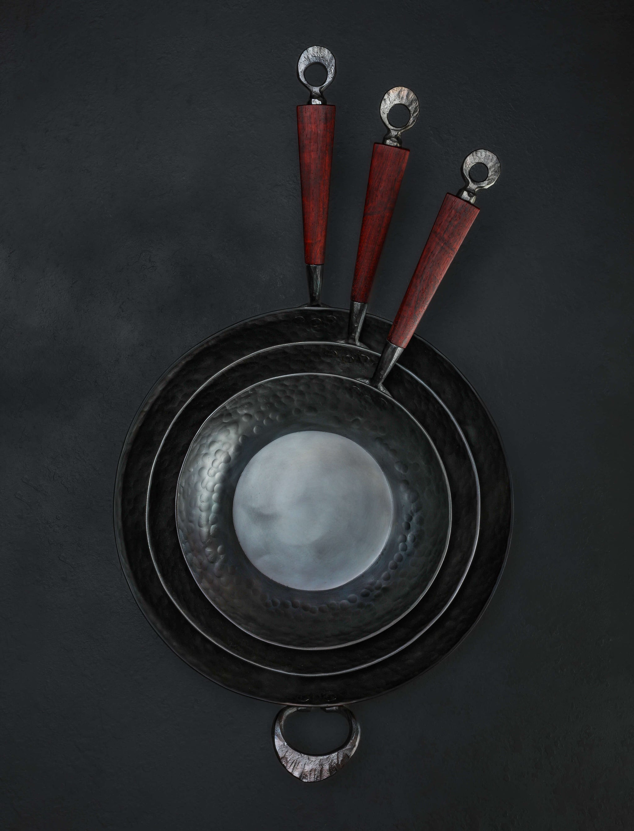 Kehoe Carbon Cookware - California Cookware Kehoe Padauk Edition Frying Saucer