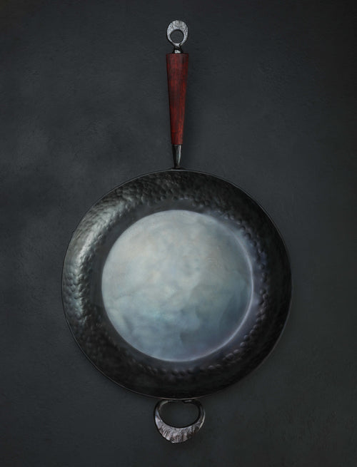 Kehoe Carbon Cookware - California Cookware Kehoe Padauk Edition Frying Saucer