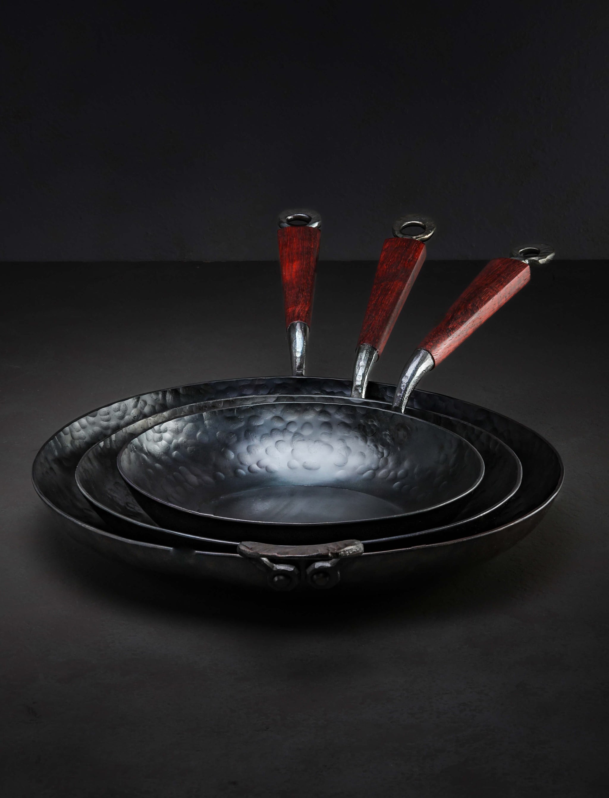 Kehoe Carbon Cookware - California Cookware Kehoe Padauk Edition Frying Saucer